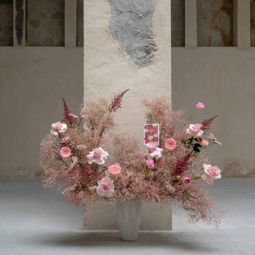 ‘je’taime’ vase arrangement