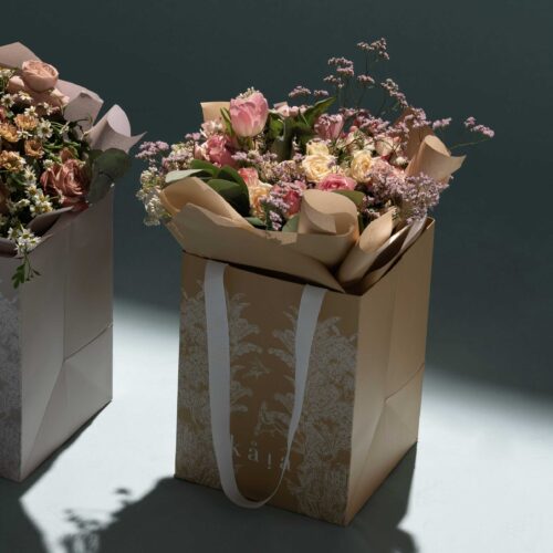 softness floral bag bouquet