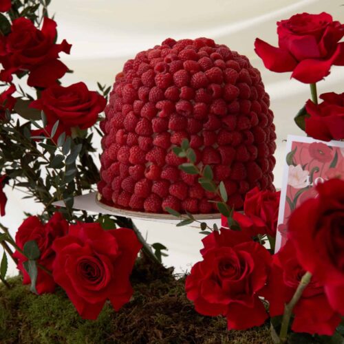 Alternative view of raspberry crush on you