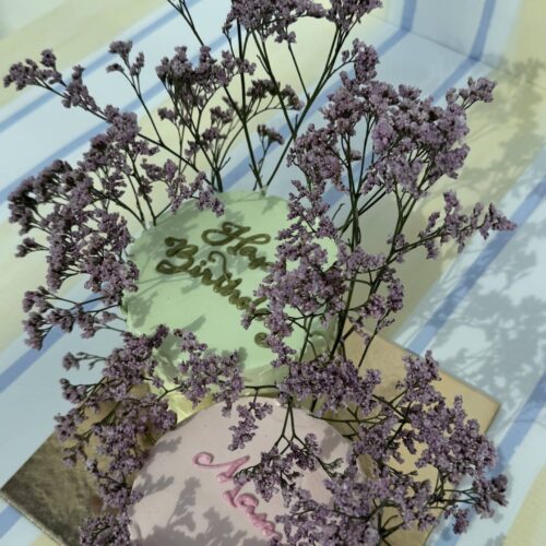 Beautiful lavender flower arrangement with delicate purple blooms, perfect for weddings, events, or home decor. Fresh, vibrant, and artistically styled for elegance.
