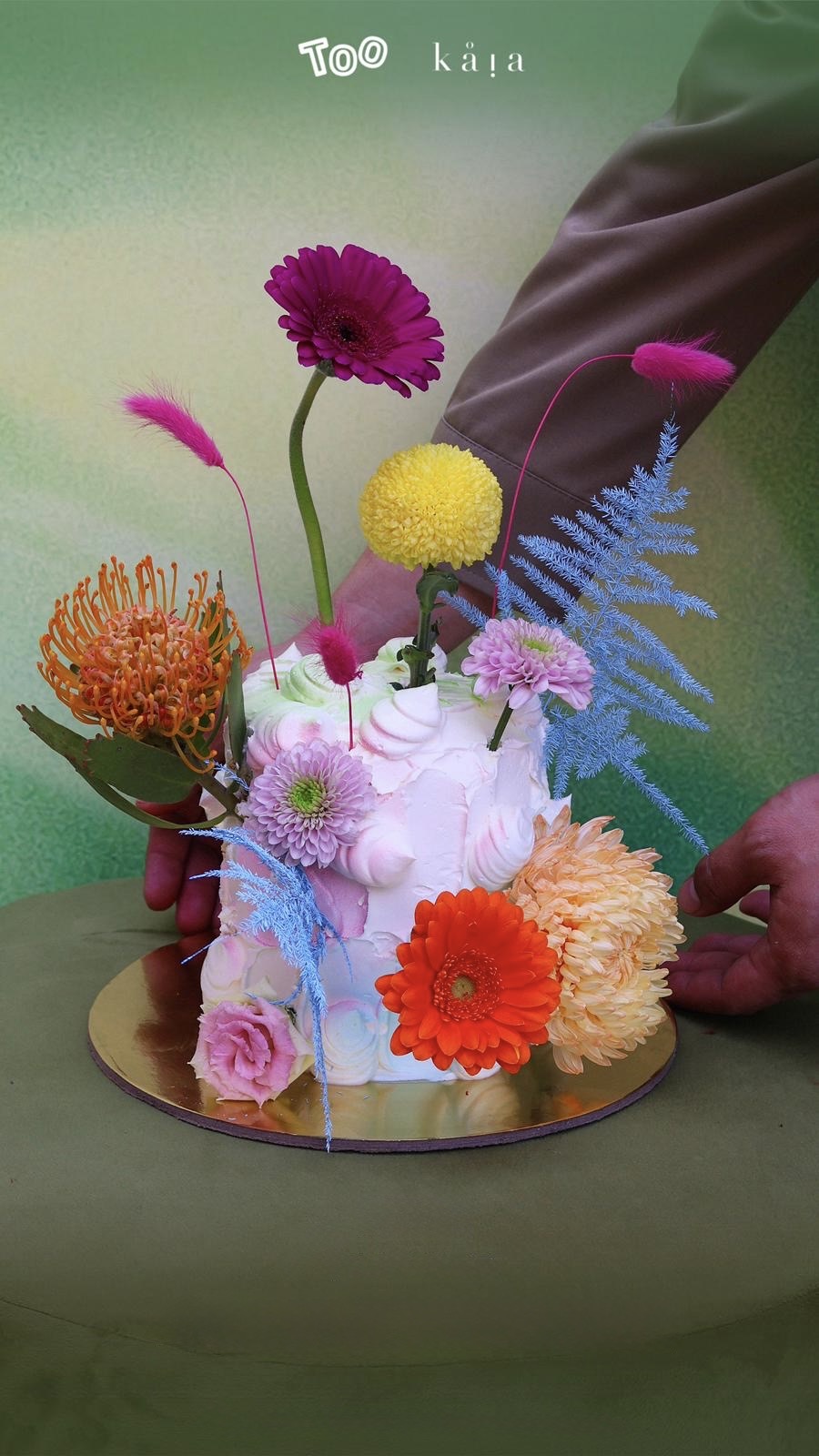 Noria cake flower duo