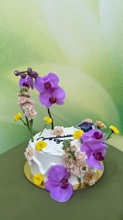 Alternative view of Festina cake flower duo