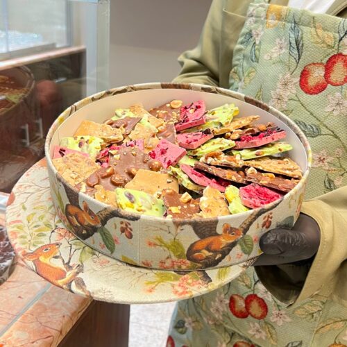 Alternative view of mixed chocolate bark gift box